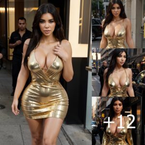 Elegance and Allure: Kim Kardashian Strikes a Pose that Mesmerizes with Sensual Charm