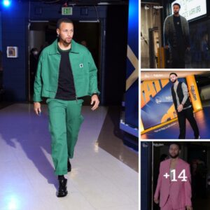 Stephen Curry's Sideline Chic: A Stunning Showcase of Super Cool and Stylish Ensembles Every Game