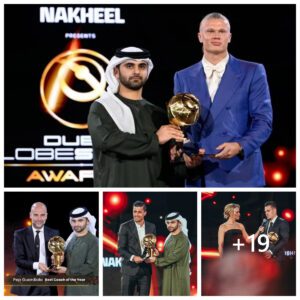 Haaland was rewarded, Man.City dominated the Dubai Globe Soccer Awards