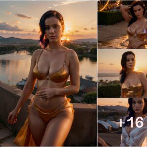 Katy Perry: A Captivating Symphony of Beauty Unfolding in the Sunset Glow