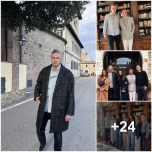 Erling Haaland's Chic Italian Rendezvous: A Stylish Encounter with Master Brunello Cucinelli, Elevating Fashion for the Man City Star