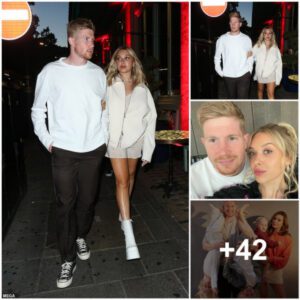 Glamorous Date Night: Kevin De Bruyne Shines in Chic White Top, Radiating Elegance with Stunning Wife Michele Lacroix