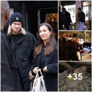 Parisian Chic: Erling Haaland and Girlfriend's Fashionable Shopping Expedition