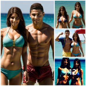 Sun-Soaked Glamour: Antonella Roccuzzo and Cristiano Ronaldo's Wife Stun in Matching Bikinis, Heating Up Social Media