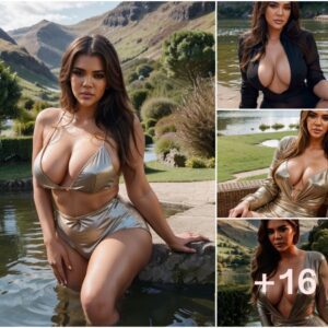 Lake District Elegance: Khloé Kardashian's Mesmerizing Beauty Amidst Nature's Splendor