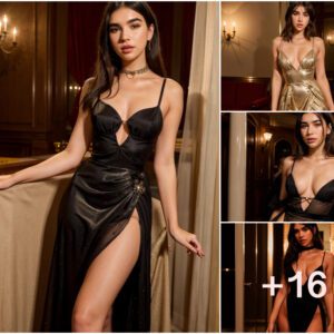 Dua Lipa Radiates Elegance and Charm in an Enchanting Gown at an Exclusive Soiree