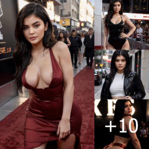 Close Call Couture: Kylie Jenner Teeters on a Wardrobe Malfunction in Bold Photoshoot Attire