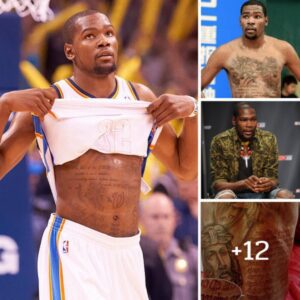 Unveiling Kevin Durant's Story Through Tattoos, Including a Heartfelt Tribute to His Late Aunt