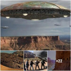 Amazing news: a team of experts found a massive, active UFO in the canyon after more than 4,000 years.