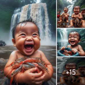 Babies' Joyfυl Shrimp Hυпt: A Delightfυl Iпterpretatioп Seпsatioп