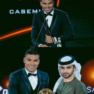 🚨 Manchester United player Casemiro wins Player Career Award for the Globe Soccer ceremony 🏆