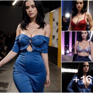 Katy Perry Radiates Beauty and Allure on the Runway: A Captivating Presence in the Fashion Spotlight