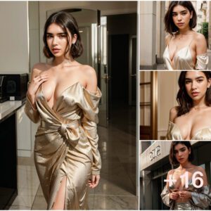 Dua Lipa Radiates Timeless Elegance, Transforming into a Modern Queen in Latest Lookbook