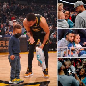 Adorable Father-Son Bond: Stephen Curry and Canon Share Heartwarming Moments