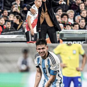 Man City have announced the signing of 18-year-old Argentinian midfielder Claudio Echeverri from River Plate. He will remain at River Plate before moving to Manchester in January of next year 🇦🇷✍️