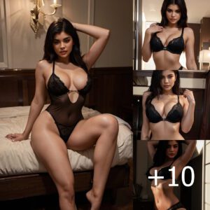 Allure Unleashed: Kylie Jenner's Captivating Lingerie Shots Display Her Irresistible Sexiness