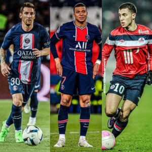 Elite Playmakers: Messi, Mbappe, and Hazard Achieve 15 Goals and 15 Assists in a Ligue 1 Season! 👏🔥⚽️