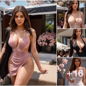 Khloé Kardashian Blossoms in Elegance: A Captivating Presence at the Cherry Blossom Festival