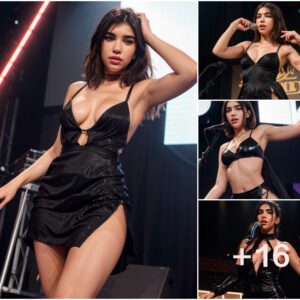 Dua Lipa's Dazzling On-Stage Elegance: A Captivating Affair in a Provocative Short Dress