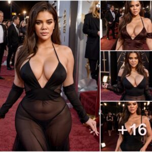 Stunning Star! Khloé Kardashian Shines on the Oscar Red Carpet with Alluring Charm