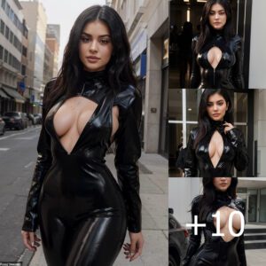 Unapologetically the Main Character: Kylie Jenner Stuns in a Sexy See-Through Catsuit, Embracing Her Individuality