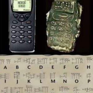 "Discovery of an Ancient Phone Adorned with Mysterious Hieroglyphs: Unraveling the Potential Connection to an Alien Civilization"