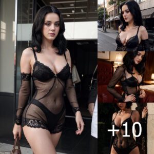 Sultry Elegance: Katy Perry Turns Heads in Sexy Lace Ensemble