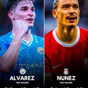 Julian Alvarez and Darwin Nunez: Goal-Scoring Rivals with 23 Goals and 20 Assists Combined - A Showdown of Argentine and Uruguayan Talents! ⚽️🌟