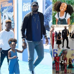 LeBron 'Zhuri' James Jr., Aged 9, Mesmerizes Millions at the ESPYs in a Striking Ensemble: Black Sequin Dress and Bow-Tie Heels