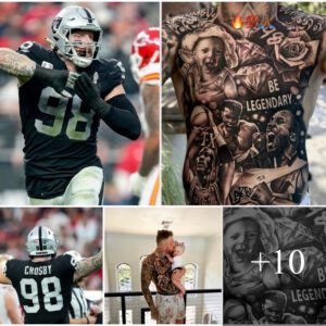 Inked Legends: NFL Star Reveals Impressive Chest Tattoos Featuring Kobe Bryant and Michael Jordan.