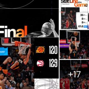 Kevin Durant's Duel with Trae Young: Hawks Triumph Over Suns 129-120 in a Thrilling Showdown