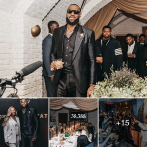 LeBron James Celebrates Scoring Record at LA's Lavo Ristorante and The Fleur Room with Lobos 1707