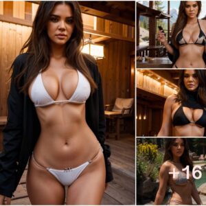 Khloé Kardashian's Breathtaking Bikini Sojourn in the Majestic Banff National Park, Canada