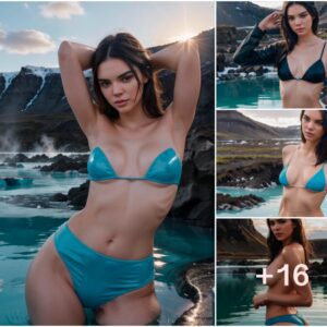 Kendall Jenner Showcases Alluring Beauty at Blue Lagoon, Iceland