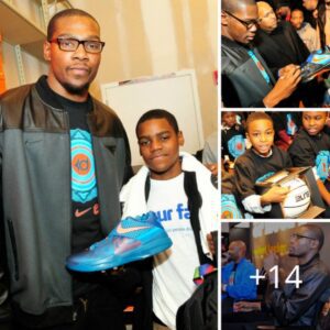 Kevin Durant Makes Dreams Reality: Unforgettable Moments with Young Fans, Shoe Signings, and Hoop Connections