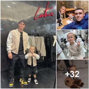 Phil Foden's Son Lands Major Modeling Deal with Fashion Brand, Showcasing his Prodigal Talent and 4M Instagram Following