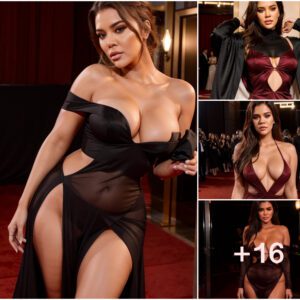 Khloé Kardashian Radiates Beauty and Boldness in Sensational Deep-Cut Body-Hugging Gown on the Fashion Red Carpet, Inspiring Trends Everywhere!