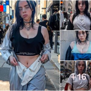 Billie Eilish Stuns in Sexy Crop Top on the Streets of NYC, Embracing Beauty and Confidence!