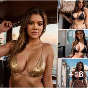 Khloé Kardashian Radiates Beauty on Yacht Getaway: A Stunning Vacation Escape