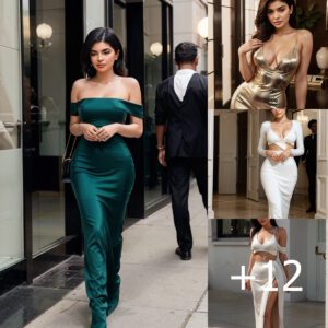 Kylie Jenner Shines: A Stunning Ensemble Showcasing Timeless Elegance. ‎