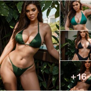 Khloé Kardashian Flaunts Stunning Bikini Body Amidst Lush Greenery, Unveiling Latest Collection