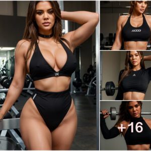 Khloé Kardashian Radiates Beauty and Strength in Latest Gym Photoshoot