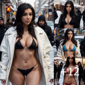 Kim Kardashian Defies the Chill in a Bikini: Embracing Boldness Amidst the Cold