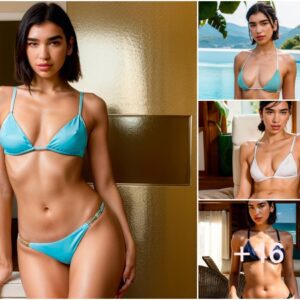 Dua Lipa Radiates Beauty and Charm in Stunning Bikini Photoshoot at Home