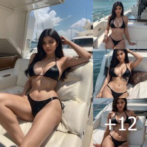 Kylie Jenner Exudes Luxury as She Lounges in Bikini Glamour Aboard a Lavish Yacht