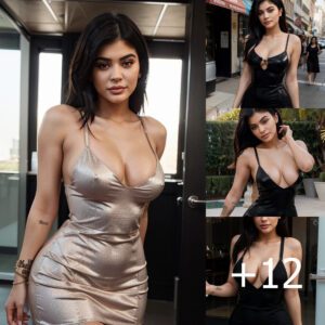 Kylie Jenner Mesmerizes in Alluring Deep-Slit Gown, Radiating Sensuality and Elegance