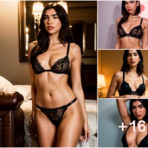 Dua Lipa Radiates Sensual Sophistication in Enthralling Lingerie Showcase