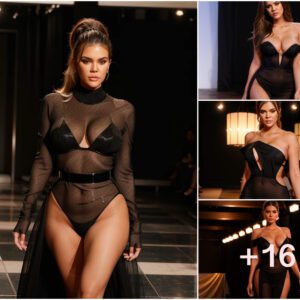 Khloé Kardashian Radiates Glamour in Show-Stopping Ensemble on the Runway