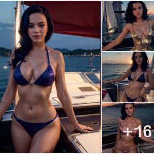 Sailing in Glamour: katy perry bikini Shines at a Lavish Twilight Soiree