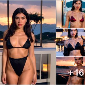 Sailing in Glamour: Dua Lipa's Bikini Shines at a Lavish Twilight Soiree